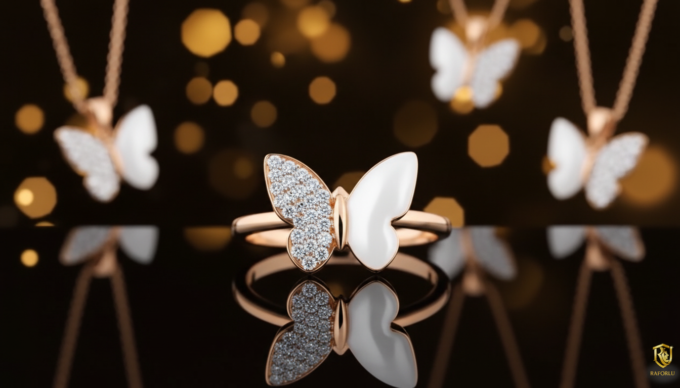 White buttterfly flutter